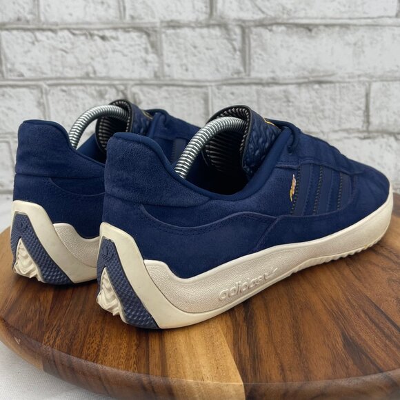 Adidas Puig Night Sky Blue Suede Mens 10 Skateboarding Shoes FY0438 - Picture 5 of 14